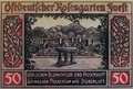 Notgeld mit Rosengartenmotiv - 1921