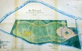 Lageplan Wehrinsel-Volkspark, Plan von 1908